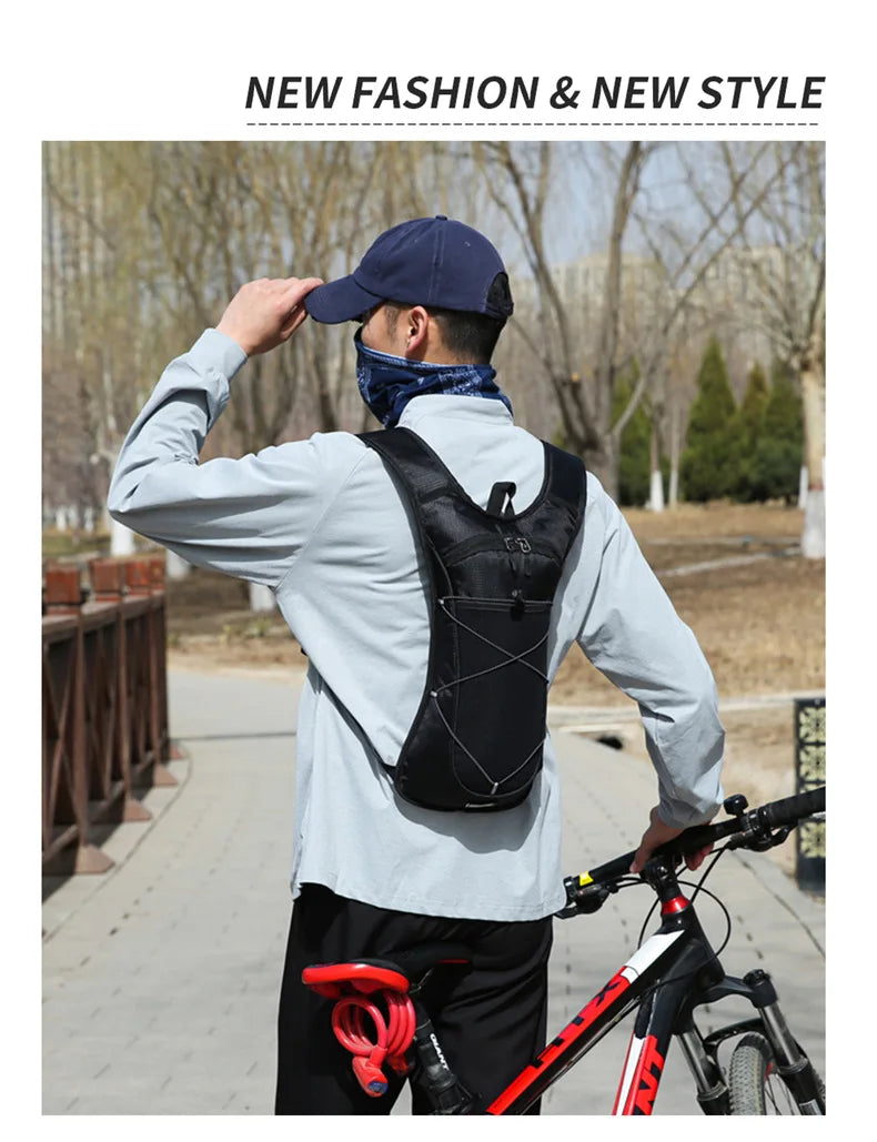 Outdoor Sports Cycling Backpack Mountaineering Hiking Bag Water Bag for Trekking Running Backpacks Travel Dual-Shoulder Bag