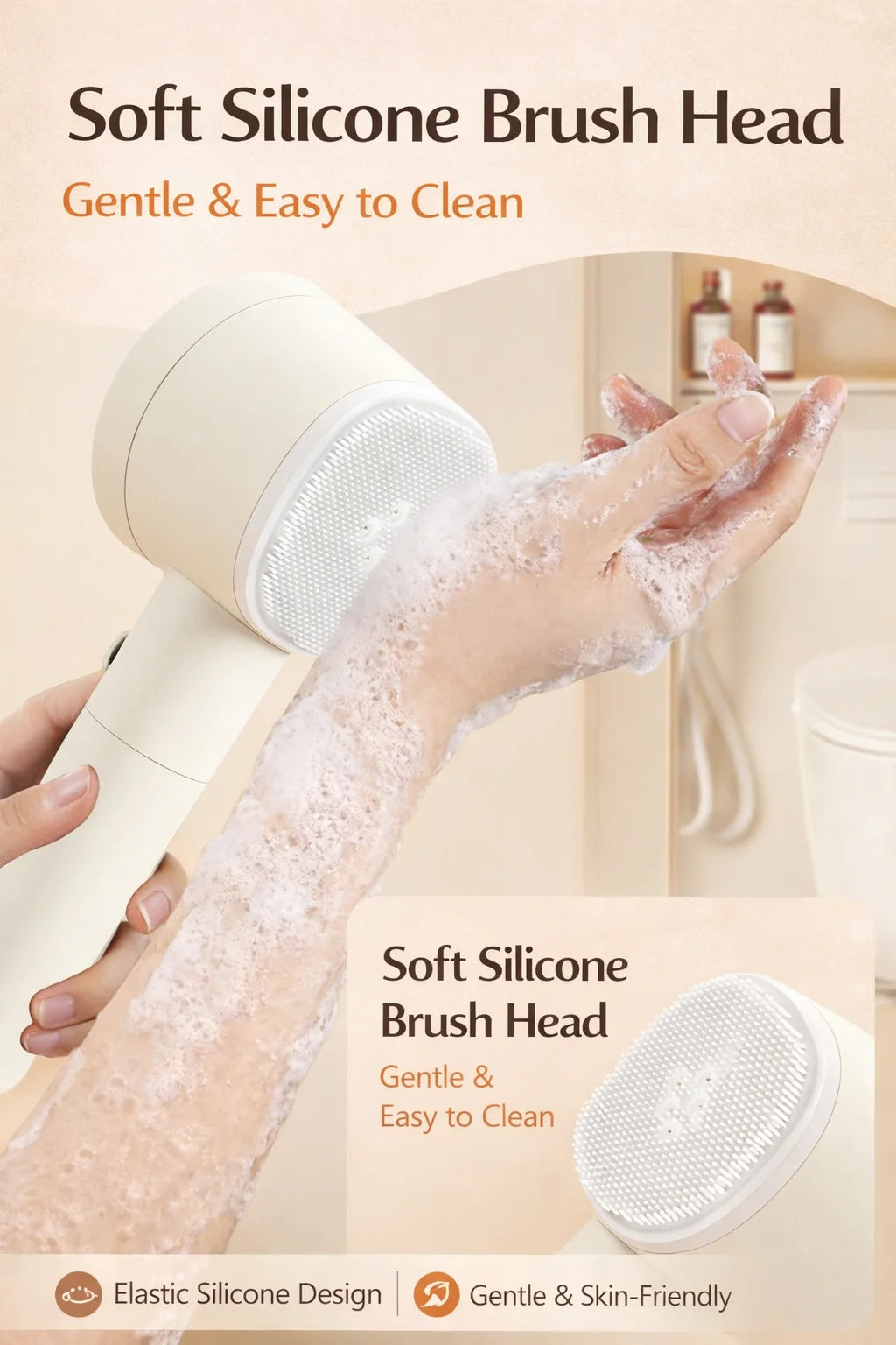 High Pressure Filter Shower Head Double Sided Handheld Macaron Sprayer Chlorine Removal for Bathroom