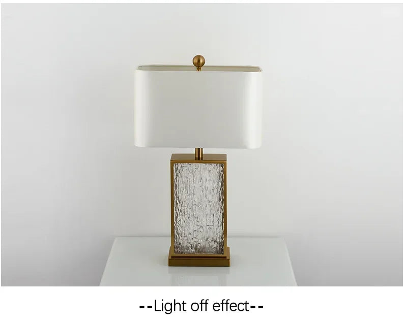 Modern Table Lamps Silk Fabric Lampshade Bedroom Bedside Lamp Ambient Light Modern  Simple Desktop Decoration