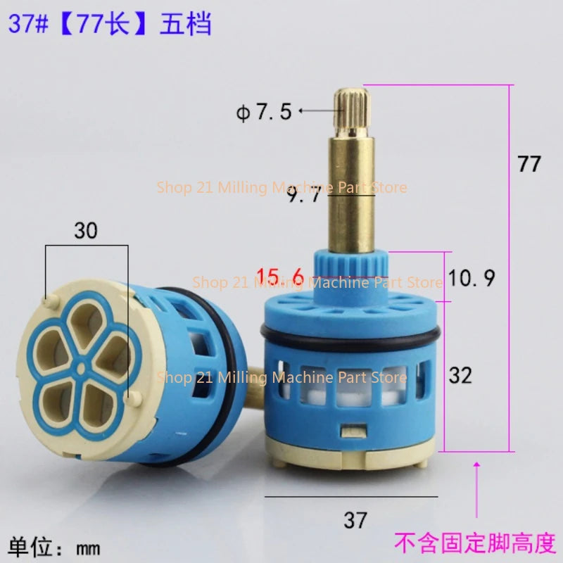 Wall Mounted Concealed Shower Faucet Diverter Valve Shower Faucet Cartridge 5-hole Water Separator Valve Core