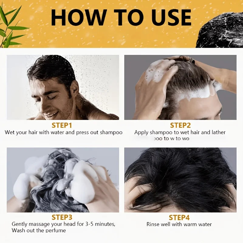 GSWP 7-in-1 Hair Care Moisturizing Shampoo, Nourish Hair Keeping Hair Voluminous and Styled While Staying Fresh. 100/200ml.
