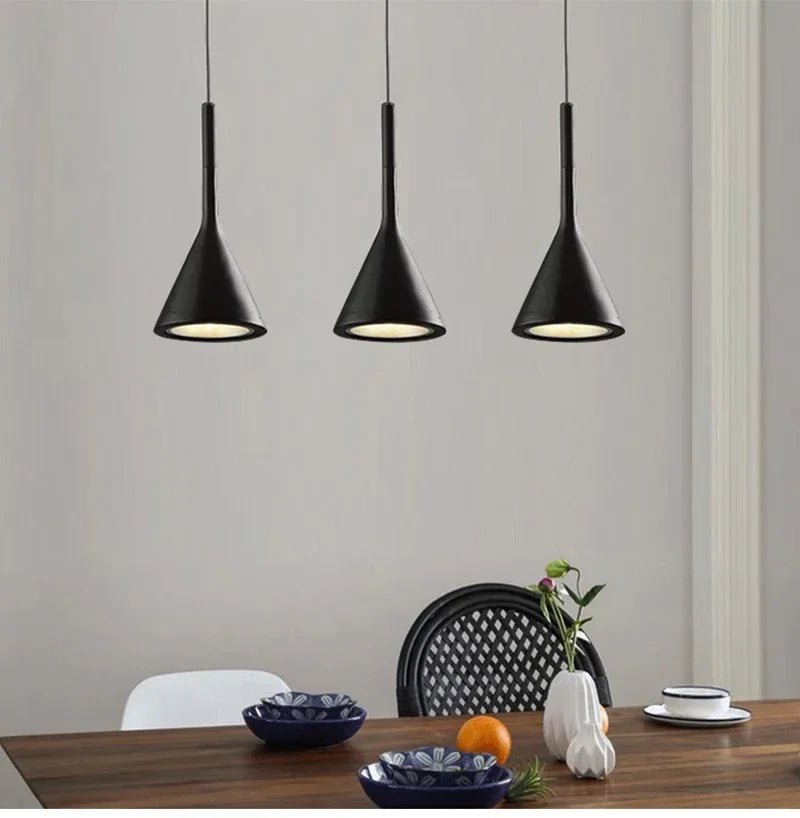 Modern Led Pendant Lights  White Light E27 for Kitchen Fixtures Bedroom Table Dining Room Hanging Lamp Lampshade Home Chandelier