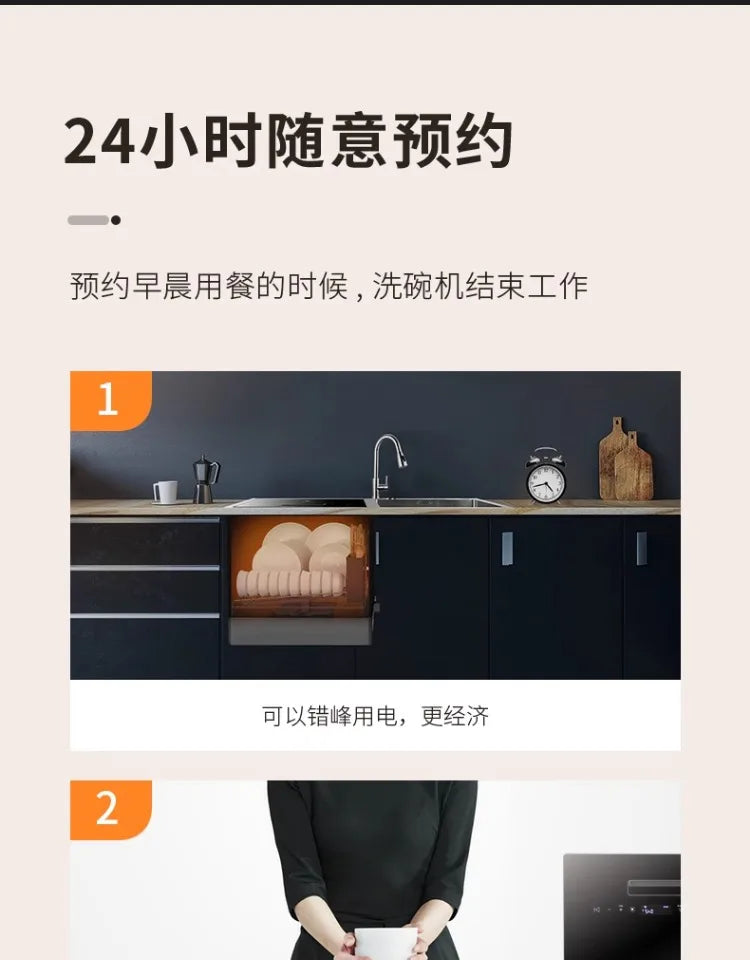 Integrated sink, dishwasher, integrated fully automatic kitchen, embedded washing fruits and vegetables