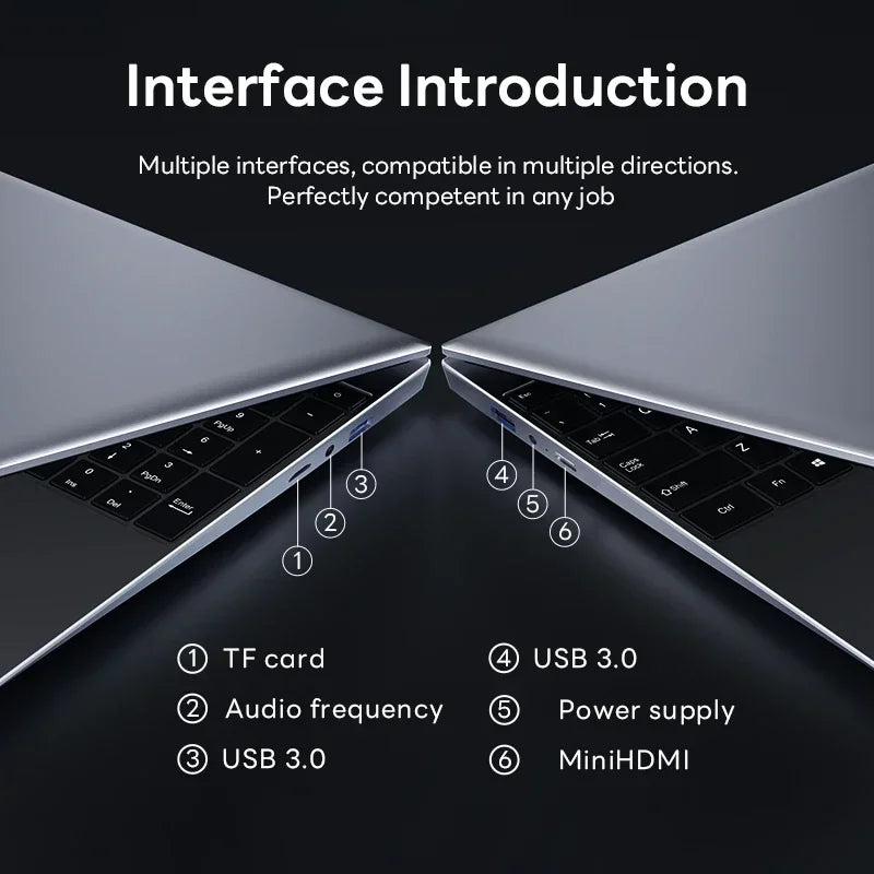 NEW Core I9-10980HK Gaming Laptop 16GB RAM 1/2TB SSD Windows 11 Pro Office Portable Laptops 14.1-inch Notebook Computer PC