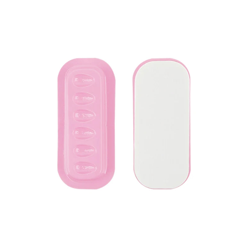 100pc Eyelash Glue Holder Tray Pad Lash Extension Adhesive Stand Base Gasket Tattoo Pigment Pallet Eyelashes Lifting Makeup Tool