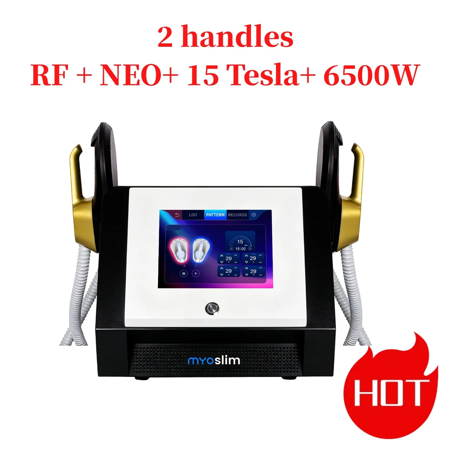 Professional 6500w 200HZ RF Machine EMS Body Slim Muscle Stimulation Myoslim PRO Ultra Sculpt Lose Weight