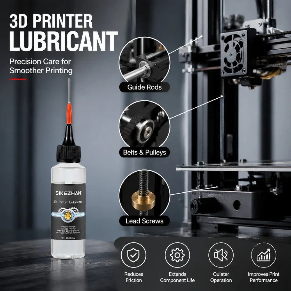 3D Printer Gear Rail Lubricant Grease for Bambu Lab X1C P1S P1P A1 Mini Creality K1 Max Maintenance Oil Accessories