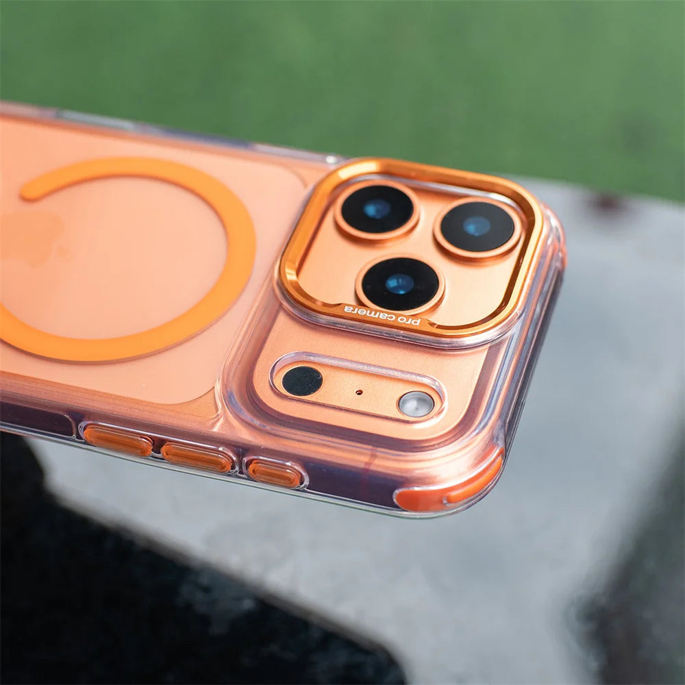 Crossbody Strap For Magsafe Clear Corners Lanyard Phone Case For iPhone 16 17 18 Pro Max Air 14 15 Plus 13 12 Anti-Shock Cover