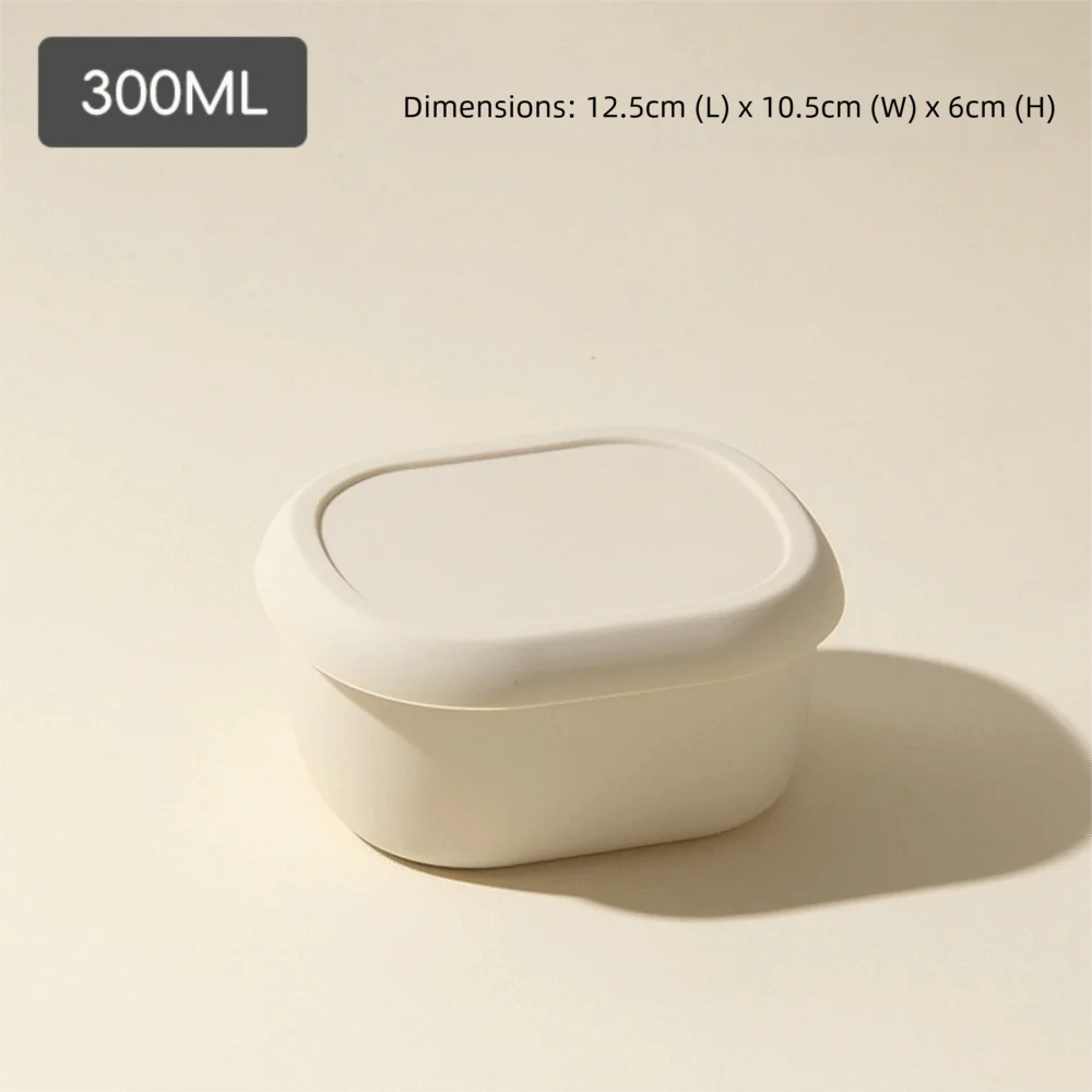 New Food Grade Silicone Lunch Box with Lid Leak Proof Food Container BPA-Free 200/300/600ML Microwave Oven Lunch Box Picnic