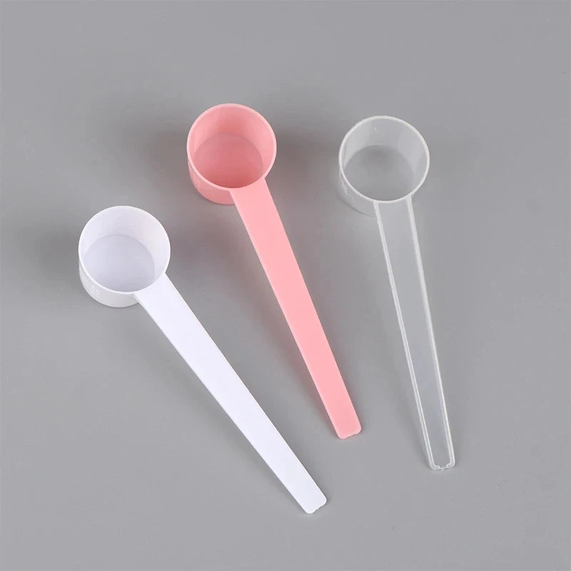 10Pcs 5g Home Kitchen Gadgets DIY Plastic Measuring Spoon Measuring Spoons Coffee Protein Milk Powder Scoop