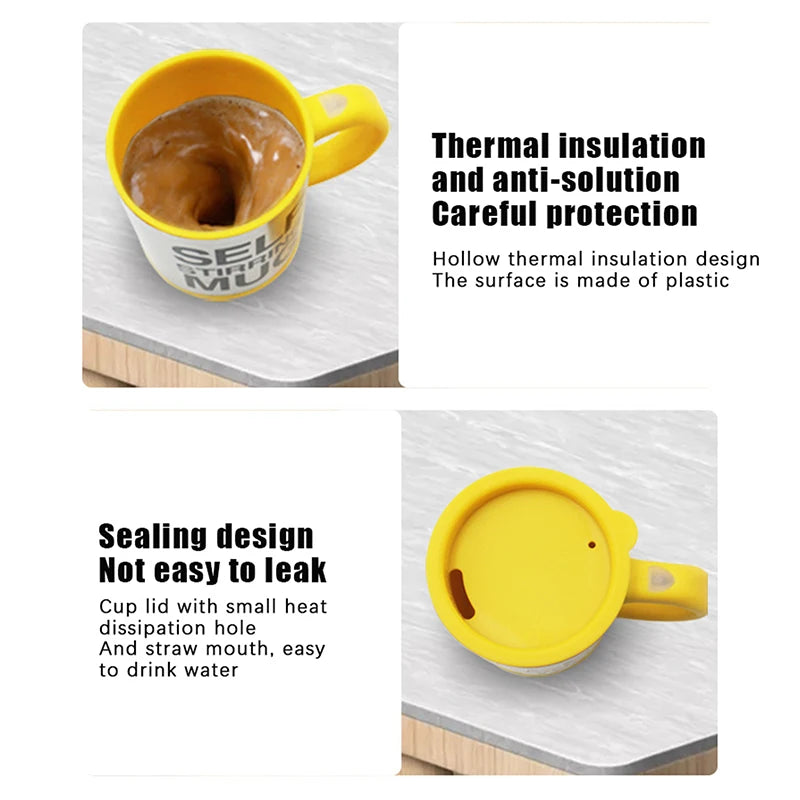 ★★★Stainless Steel Electric Mixing Cup Automatic Self Stirring Mug 400ml, Coffee Milk Drink Mug Blender