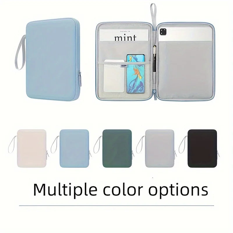 Tablet Sleeve Bag For iPad Air 13 11 Pro 12.9 inch iPad 11th 10th 10.9 inch 10.2" 9th 8th 7th Generation Waterproof Zipper Pouch