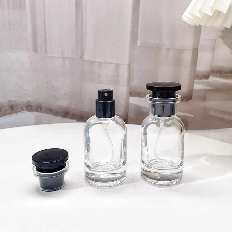 5PCS 30ml Perfume Bottle Spray High-end Glass Portable Travel High-end Perfume Bottle Empty Containers