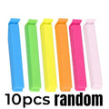 10-100pcs Plastic Food Bag Clips Sealer Clamp Kitchen Tool Portable Storage Seal Sealing Clip for Bag Sealing Accessories