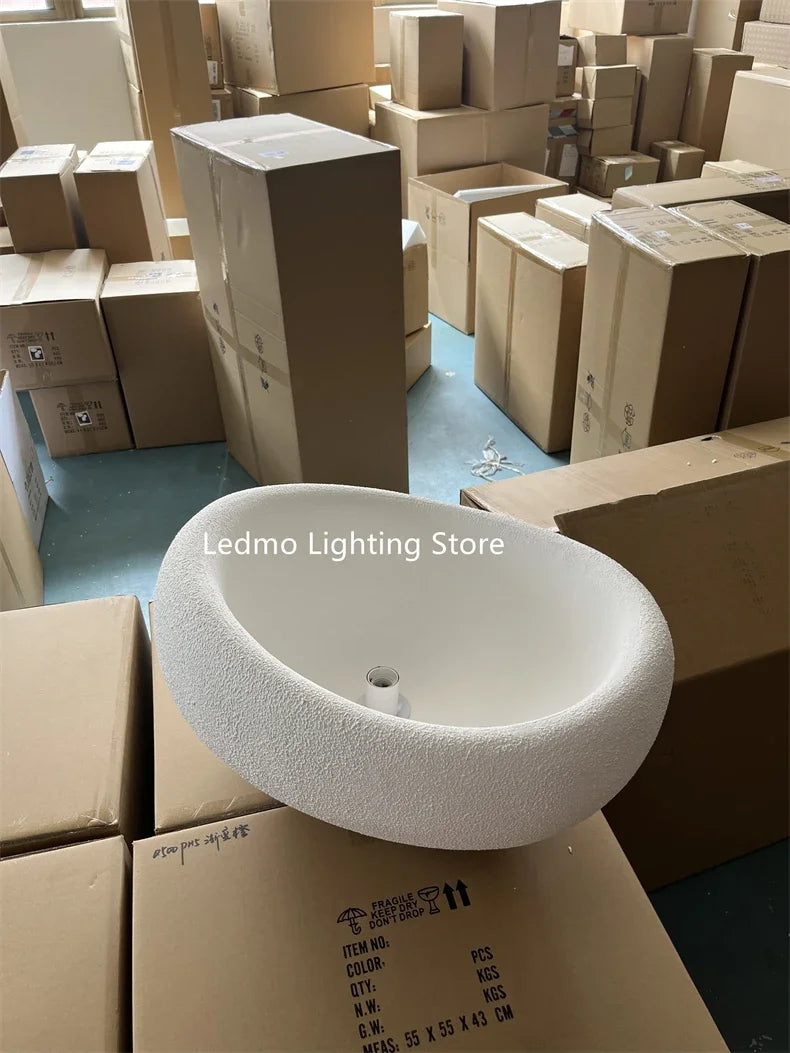Japanese Resin Ceiling Lamp With E27 Light Bulb Led DownLight for Bedroom Living Dining Room