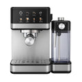 15 Bar Touch Menu Digital Semi Automatic Espresso Coffee Machine With Frothing Milk Tank Home Use