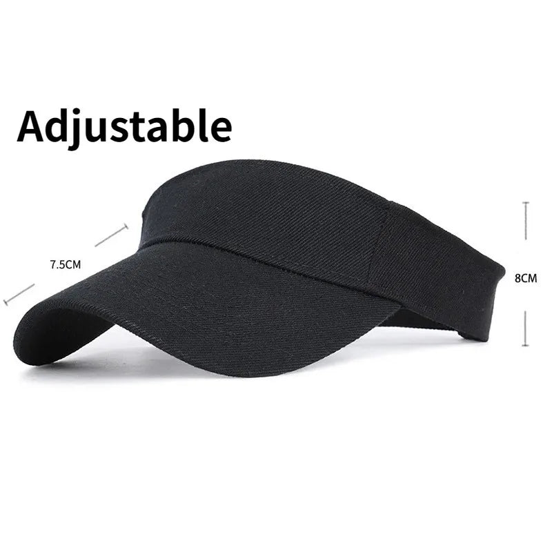 Men Women Adjustable Tennis Caps,Summer Sun Hat Unisex,Sport Headband Classic Sports Visor Hat Running Caps Tennis Beach Hat