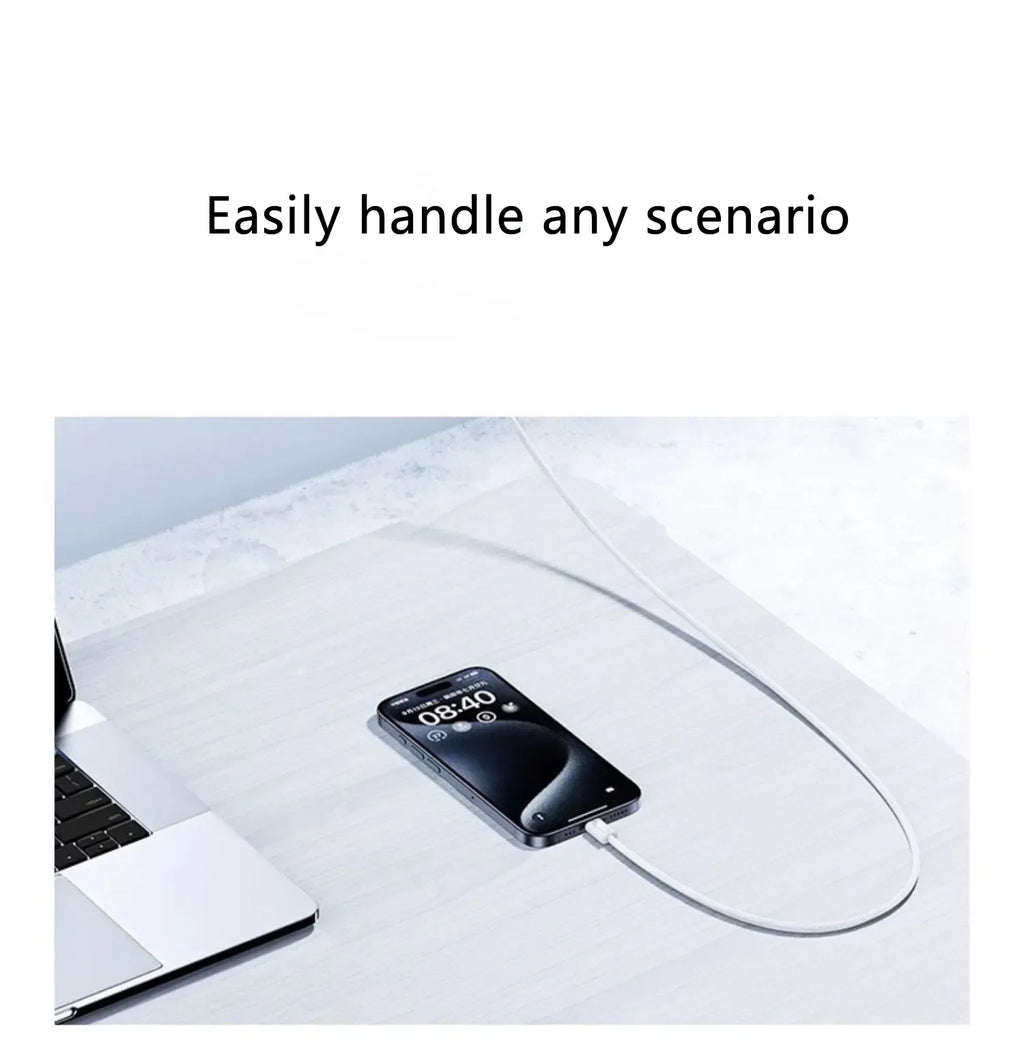 Original USB-C Fast Charger Cable For iPhone 15 Pro Max 15 Pro 15 Puls PD 60W USB-C Weaving Charging Data Line Accessories
