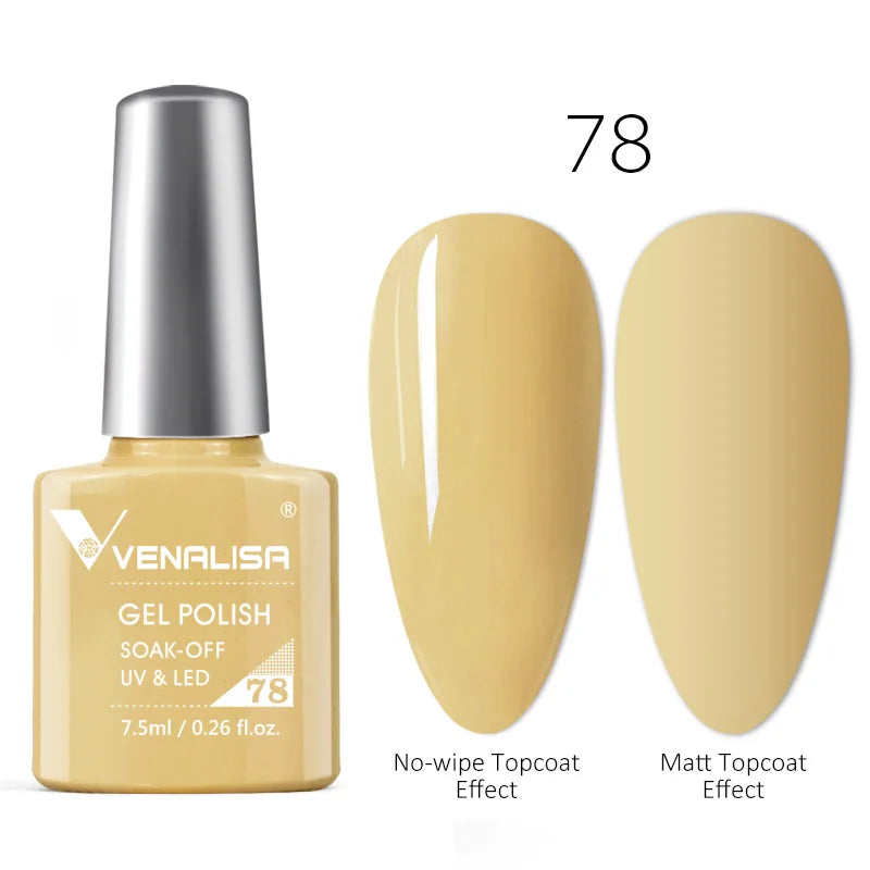 Venalisa TPO Free Earth Brown Autumn Color Collection Nail Gel Polish Soak Off UV LED Gel Varnish Gorgeous Gel Nail Manicure