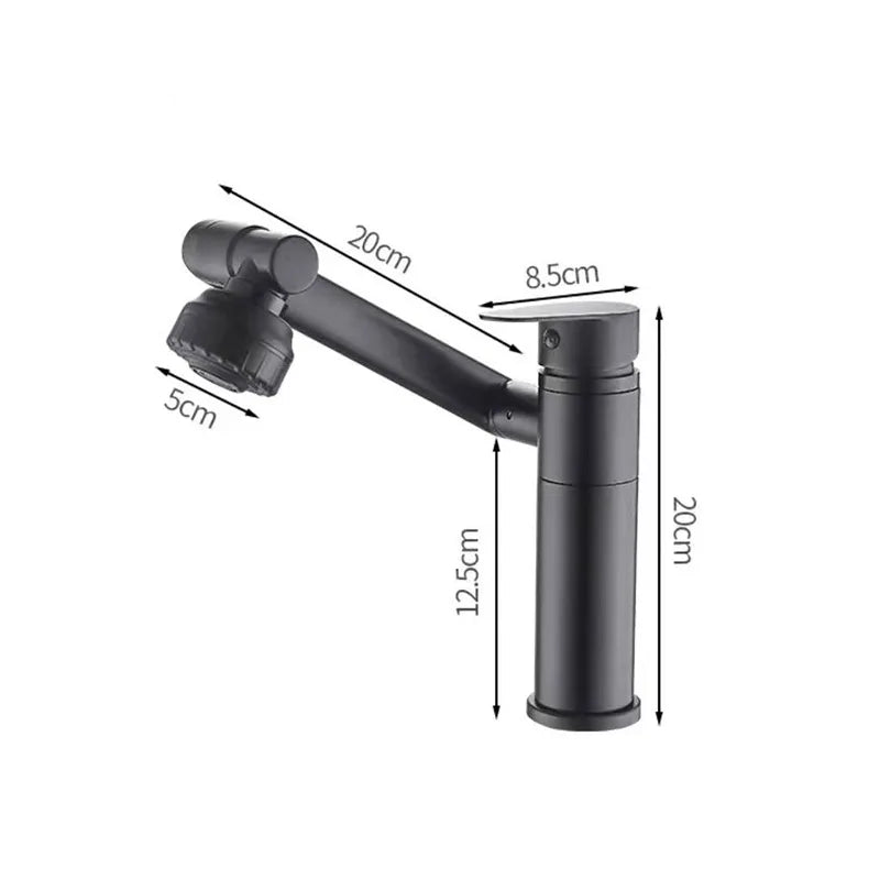 Stainless Steel Basin Faucet High Quality Universal Multifunctional Hot and Cold Dual-use Bathroom Wash Basin Faucet