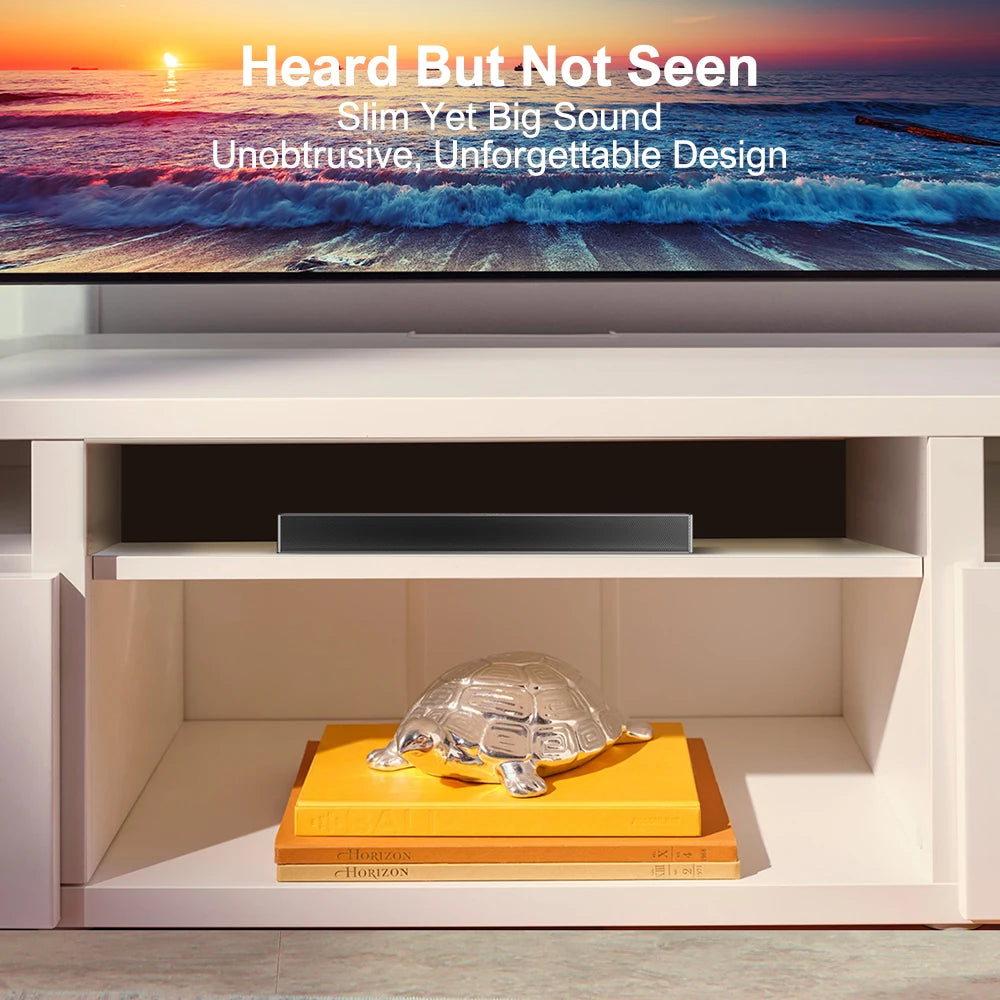 ULTIMEA Nova S40 160W 2.1ch Soundbar for TV with Wired Subwoofer, BassMX, HDMI ARC, Home Theater Sound System Bluetooth Speakers
