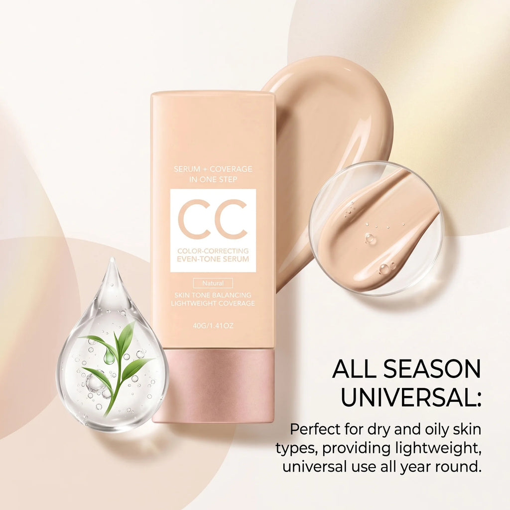 CC Cream Foundation Full Coverage Color Changing Invisible Pores Adapt Dark Skin Tone Makeup Cosmetics Korean Foundation Sticks