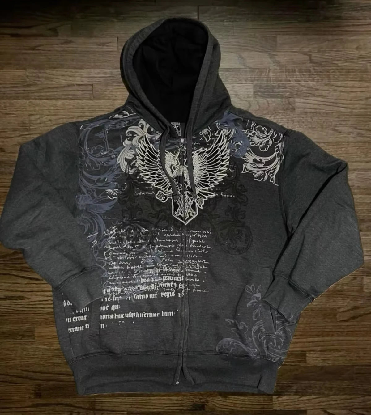 2026 American Fashion Trend Fur Collar Zipper Hoodie Men Street Hip Hop Retro Loose Sweatshirt Unisex Fleece Padded Warm Hoodie