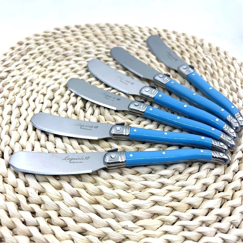 6.25inch Stainless Steel Butter Cutter Cheese Jam Spreaders Wipe Cream Cutter Kitchen Gadgets Laguiole  Butter Bread Tool 4-6pc
