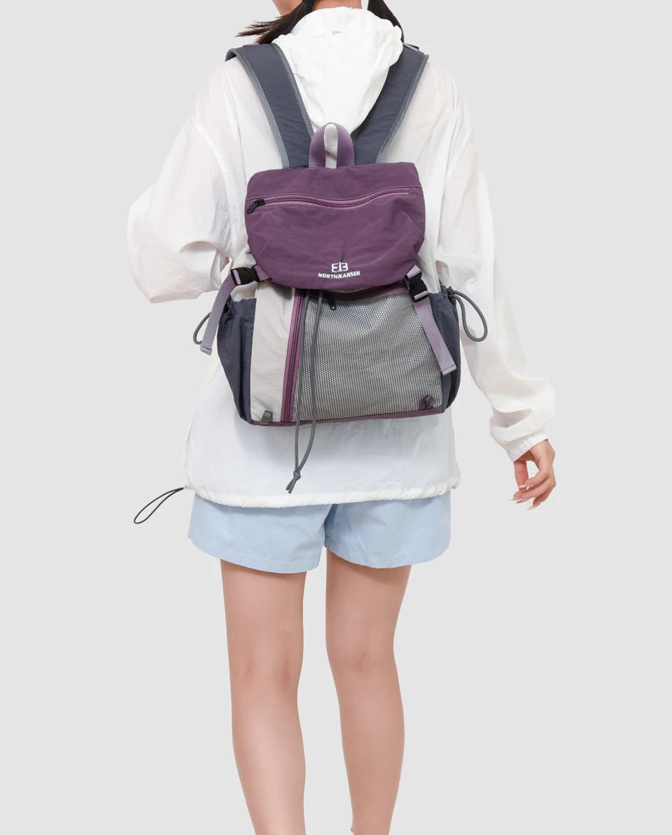 Fashion Commuter Backpack Female Waterproof Nylon Daypack Women Large Capacity School Bag for Girls Lightweight Travel Knapsack