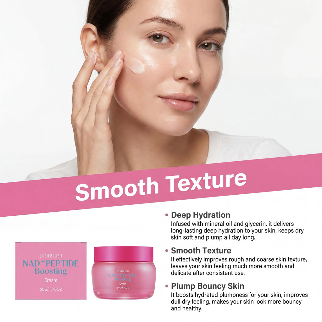 NAD+ Peptide Boosting Cream Anti Wrinkles Lifting Face Sagging Skin Enhance Elasticity Repair Hydrate Skin Cream Korean Skincare