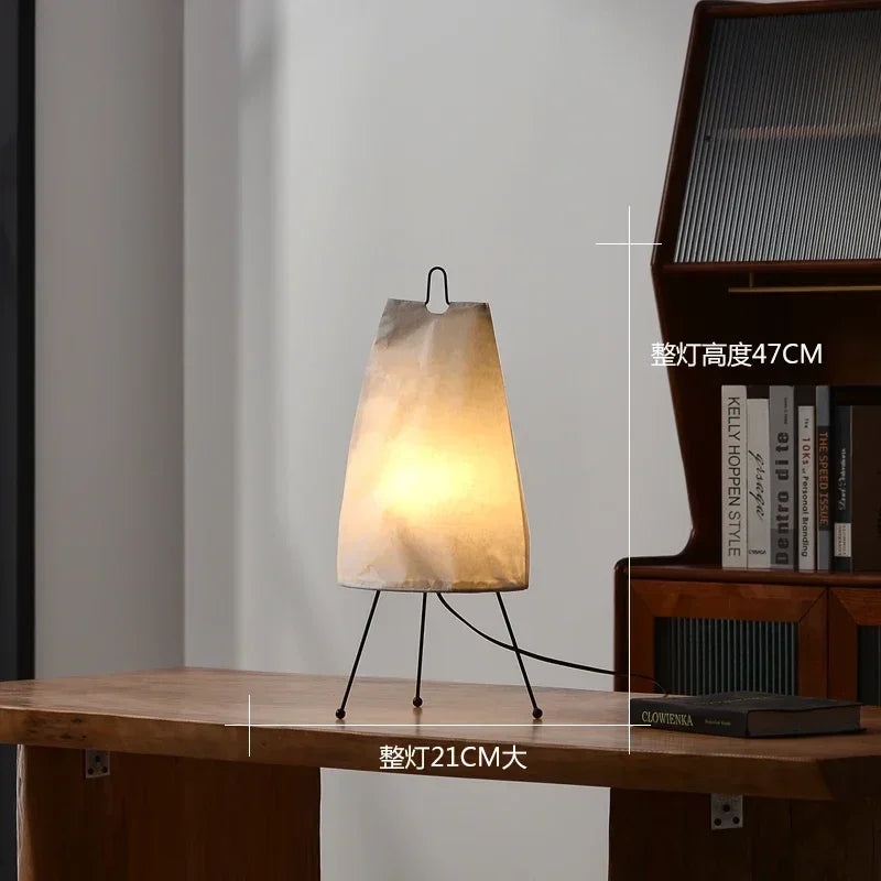 Akari Noguchi Lamp Yong Floor Lamp Japanese Designer LED Rice Paper Lantern Bedside Study Hotel Art Decor Standing Lamp