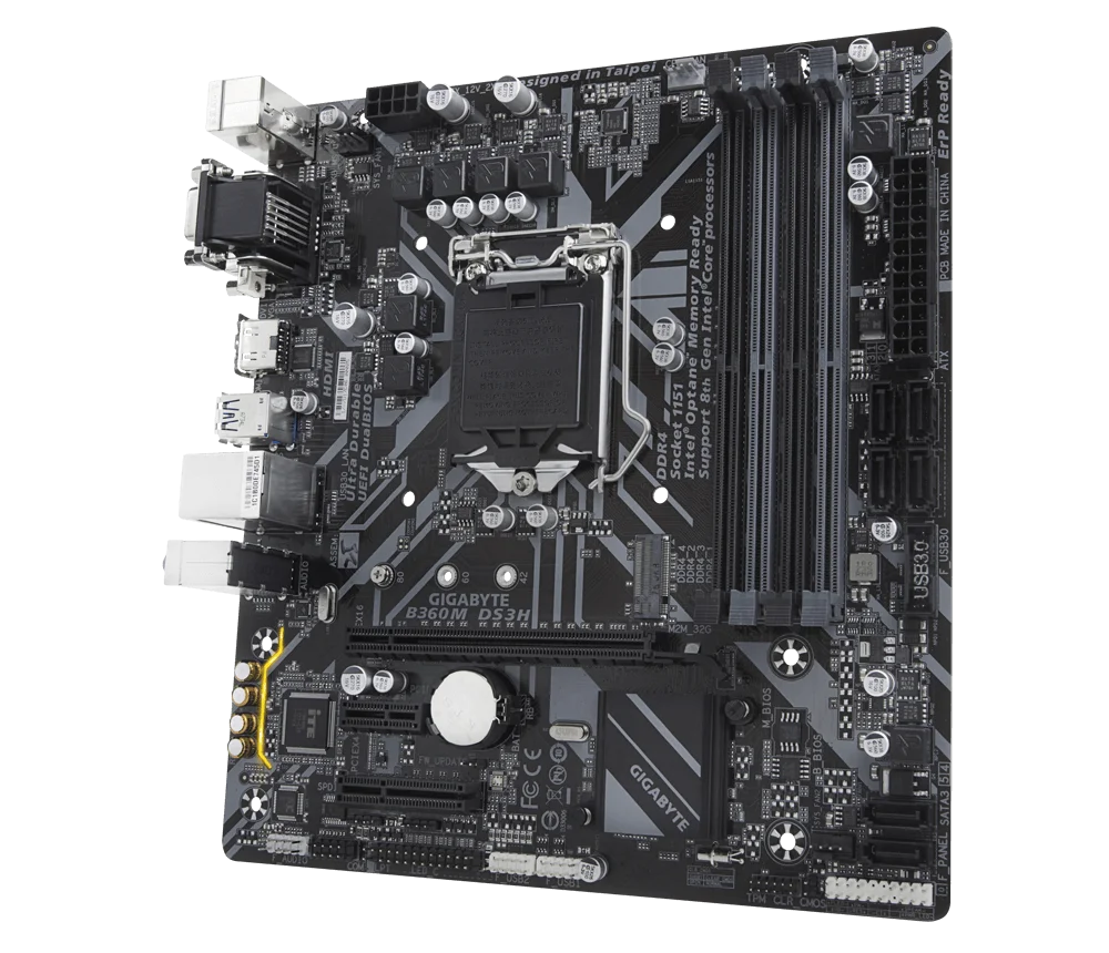 Gigabyte B360M DS3H original LGA 1151 DDR4 B360 desktop computer motherboards