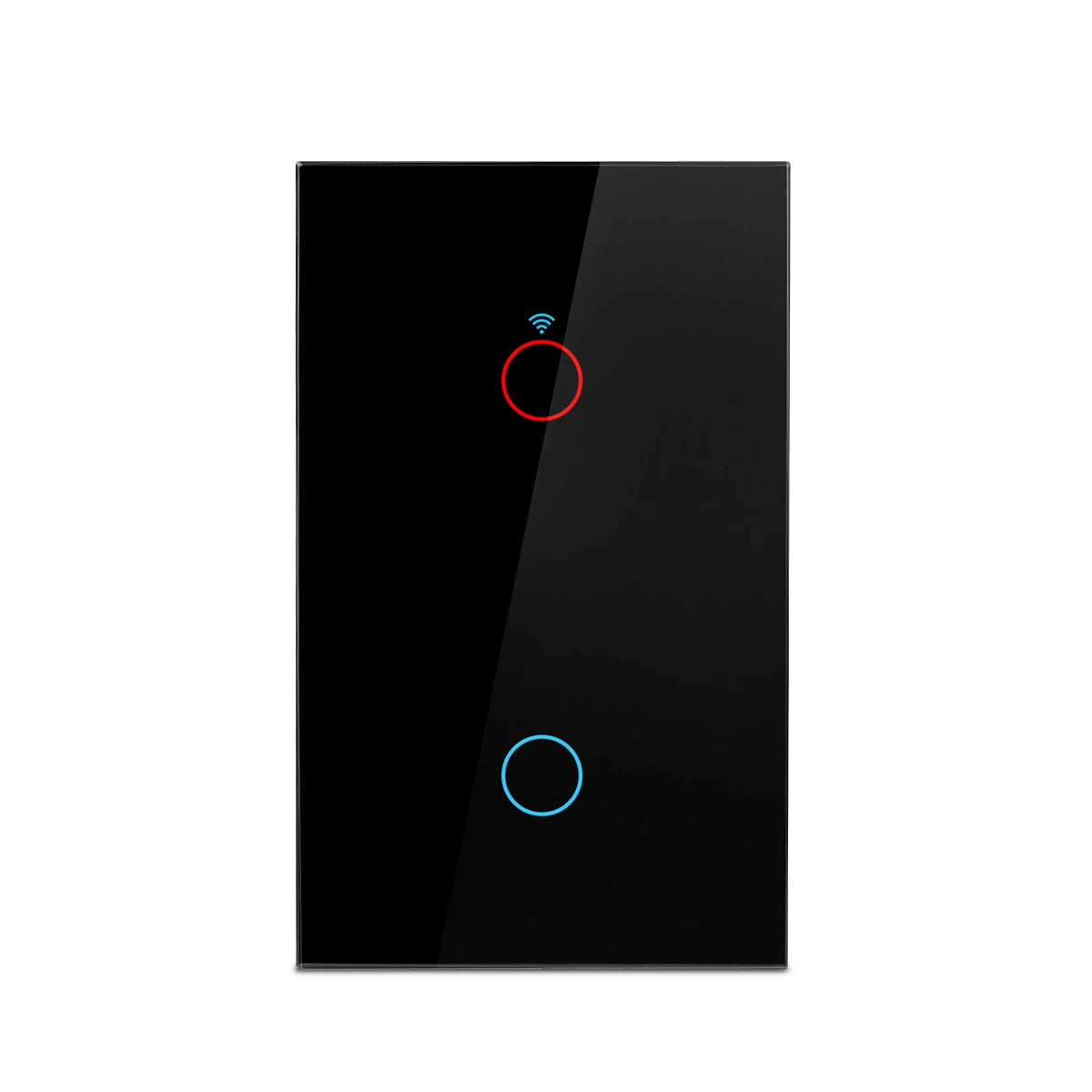 Smart Wifi Touch Switch Neutral Wire/No Neutral Wire Required US 1/2/3/4 Gang Light Switch Works with Tuya Smart Life App