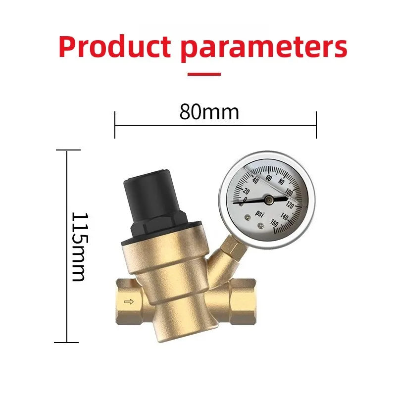 Supply Special Pressure Reducing Valve for RV, Adjustable Tap Water Pressure Reducing Valve, Special Pressure