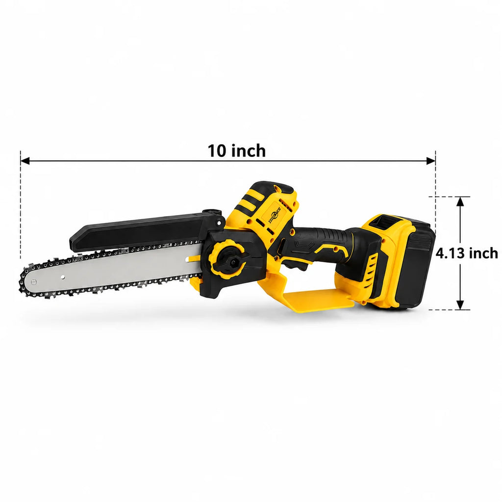 8-inch brushless mini chainsaw, high-speed cordless power saw, compatible with  20V batteries, portable handheld saw