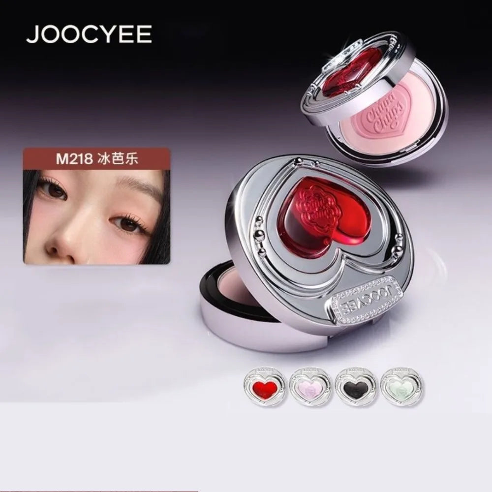 Joocyee Gem Sandwich Powder Blusher Makeup Korean Palette De Blush Cruelty-Free Blush Contour Face With Matte Finish