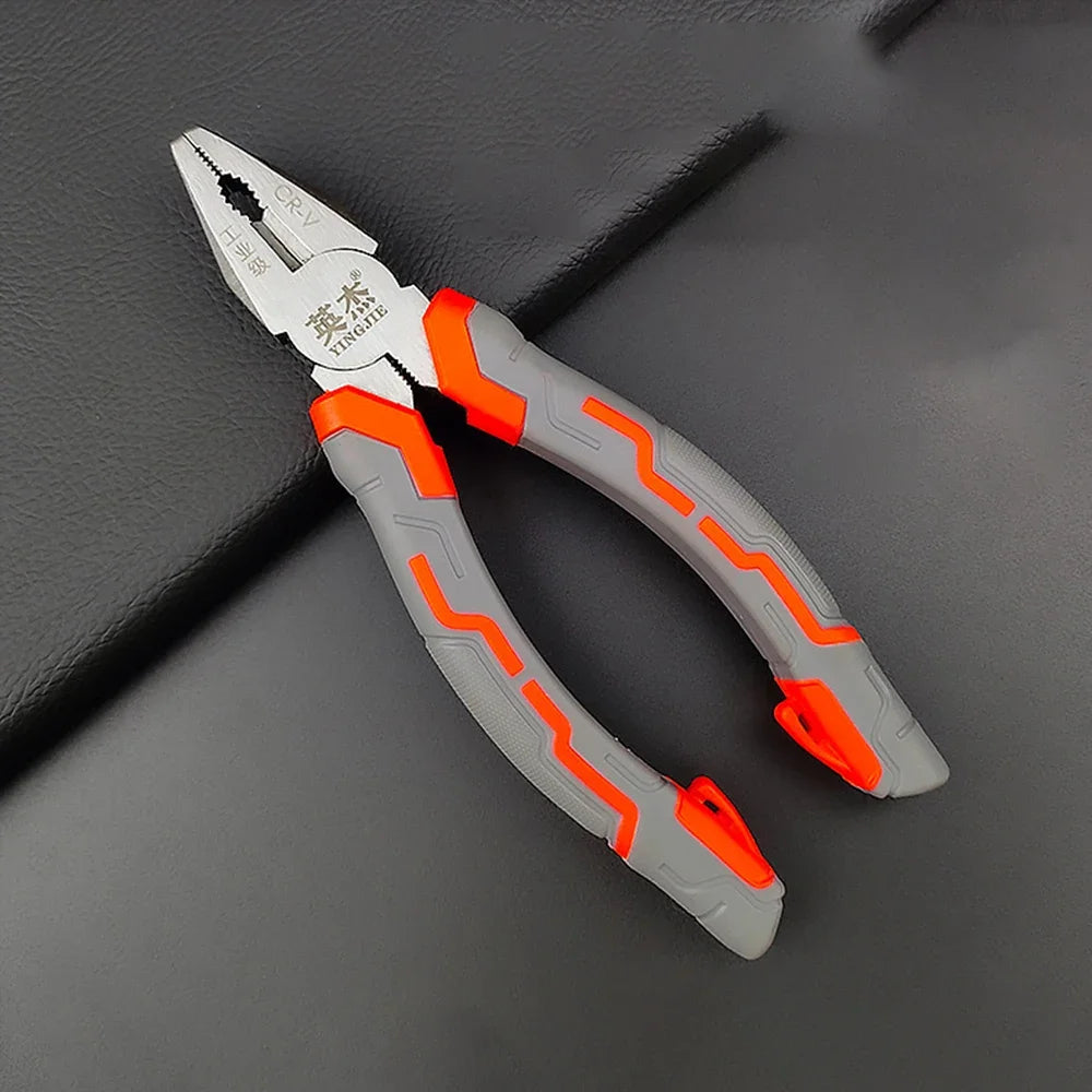 6/8-inch Wire Pliers Sharp Large Opening Diagonal Pliers Needle Nose Pliers for Cutting Twisting and Clamping MetalWires