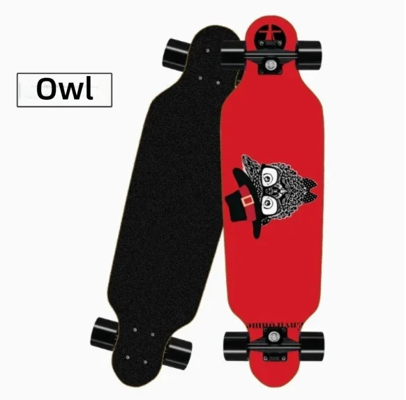 Korean Style Mini Dancing Four-Wheel Short Skateboard, Street Cruising Portable Commuter Skate Board for Adults Teenagers Boys