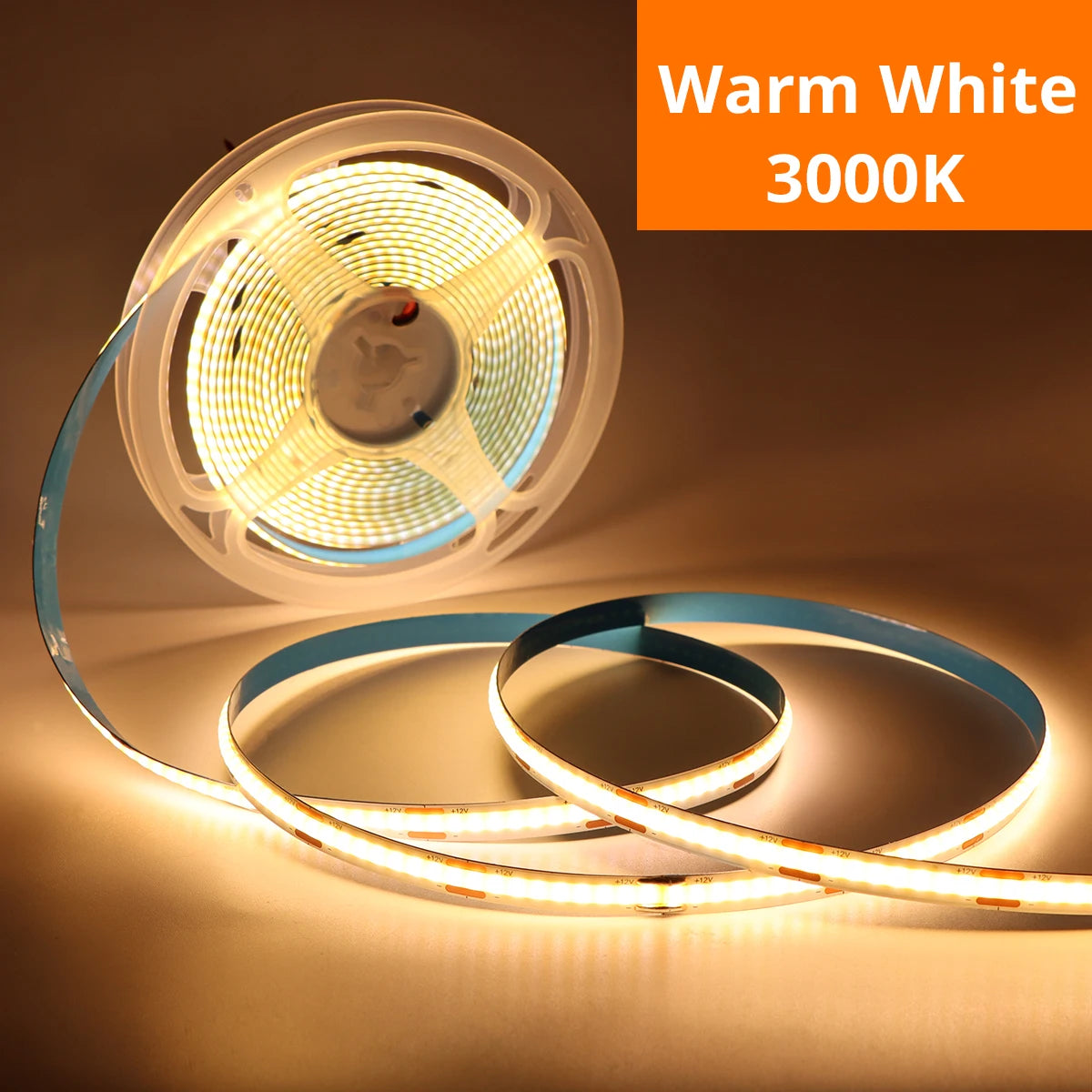 DC12V DuPont LED Light Cob Strips 1m -5m with 2M Cable Wire Under Cabinet Light for Centralized Control Lamp Kitchen Lighting