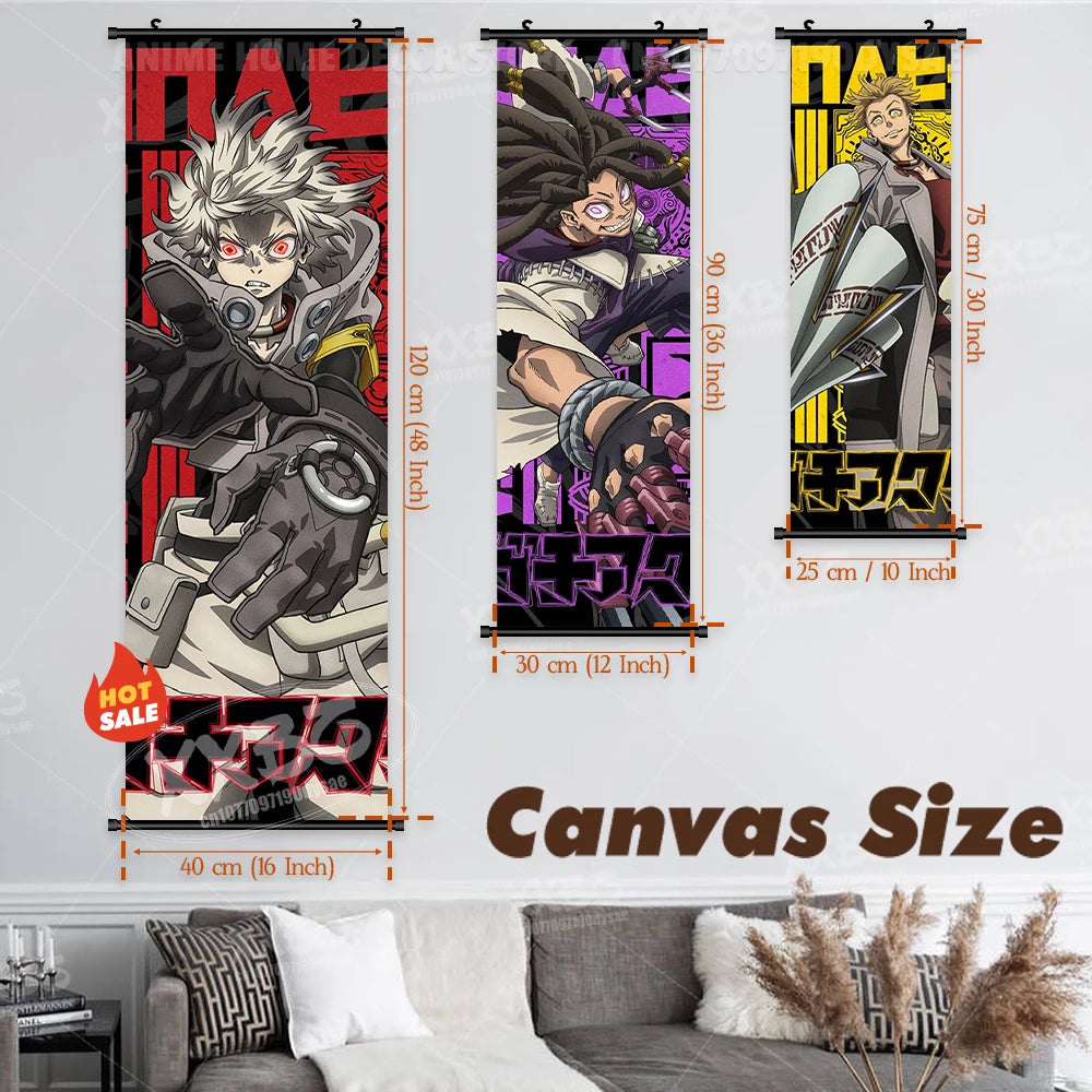 Canvas Home Decoration Poster For Anime Gachiakuta Character Print Scrolls Pictures Wall Art Hanging Painting Bedside Background