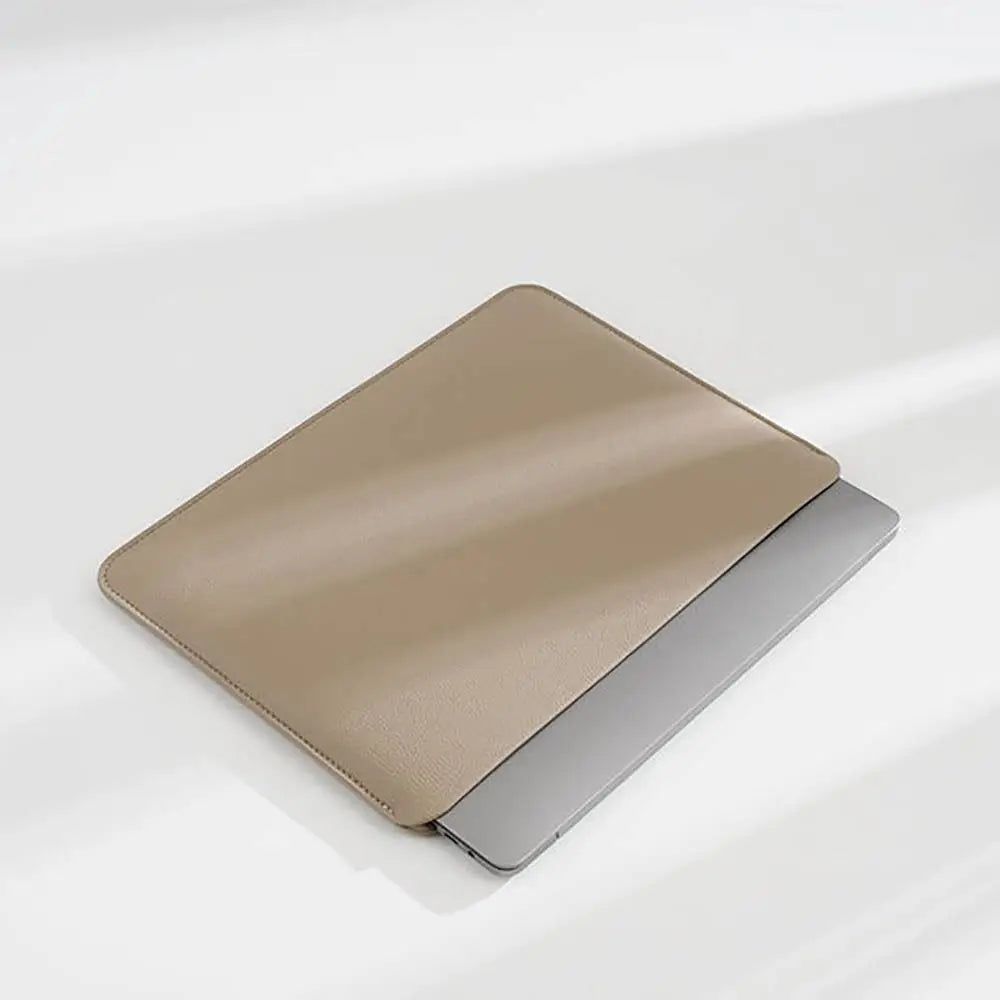 New PU Laptop Bag Shockproof Ultra Thin Laptop Sleeve Case Large Capacity Business Tablet Protective Pouch Laptop
