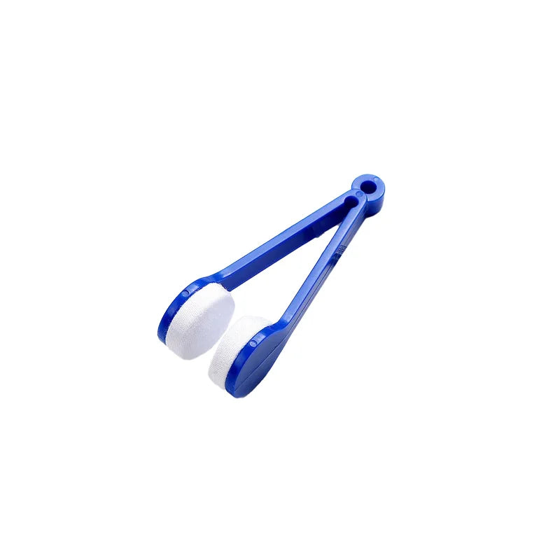 Portable Multifunctional Eyeglass Cleaning Wipe Green Microfiber Lens Brush for Sunglasses Glasses Compact Travel Scratch Free T