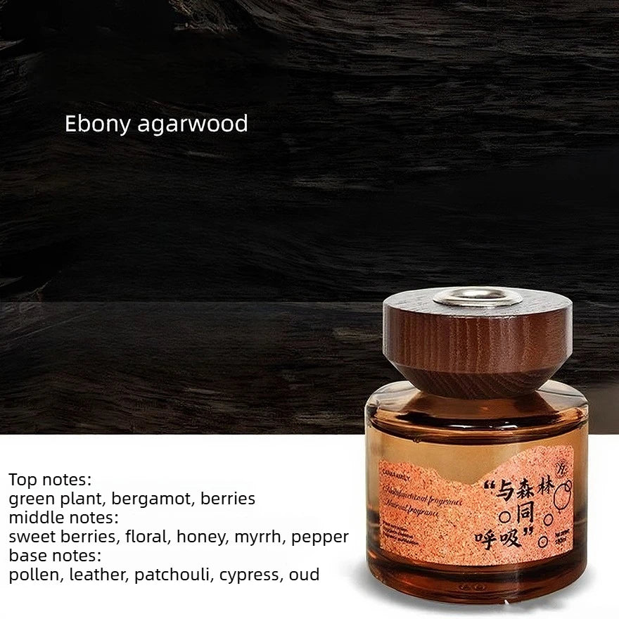 1pc High Grade Wood Car Mounted Perfume Accessories Vintage Highend Fragrance Lasting Fragrance