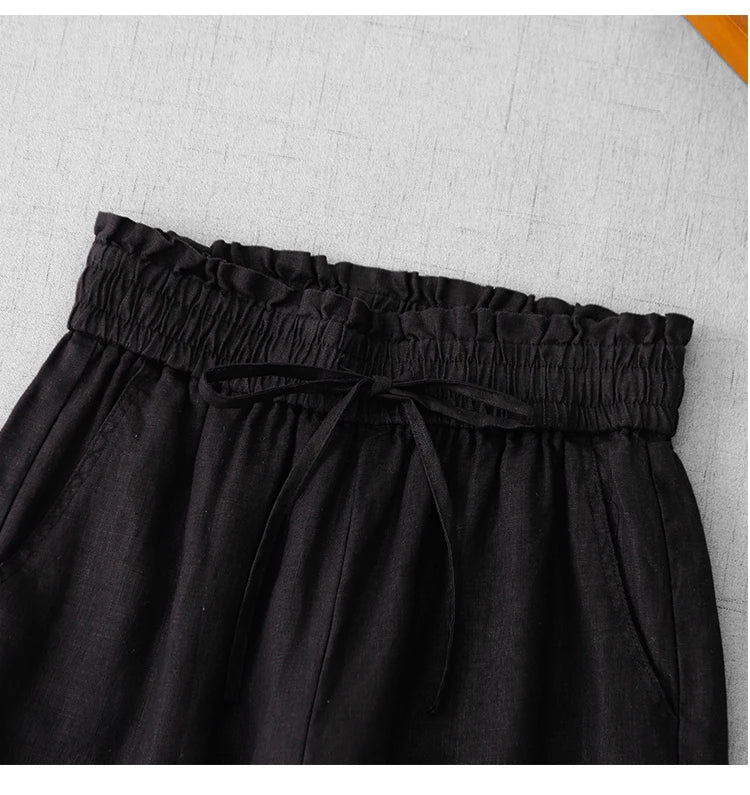 High Waist Wide Leg Pants Women's Thin Drapey Loose Casual Straight Long Trousers plus Size Comfortable Slimming Summer Pants