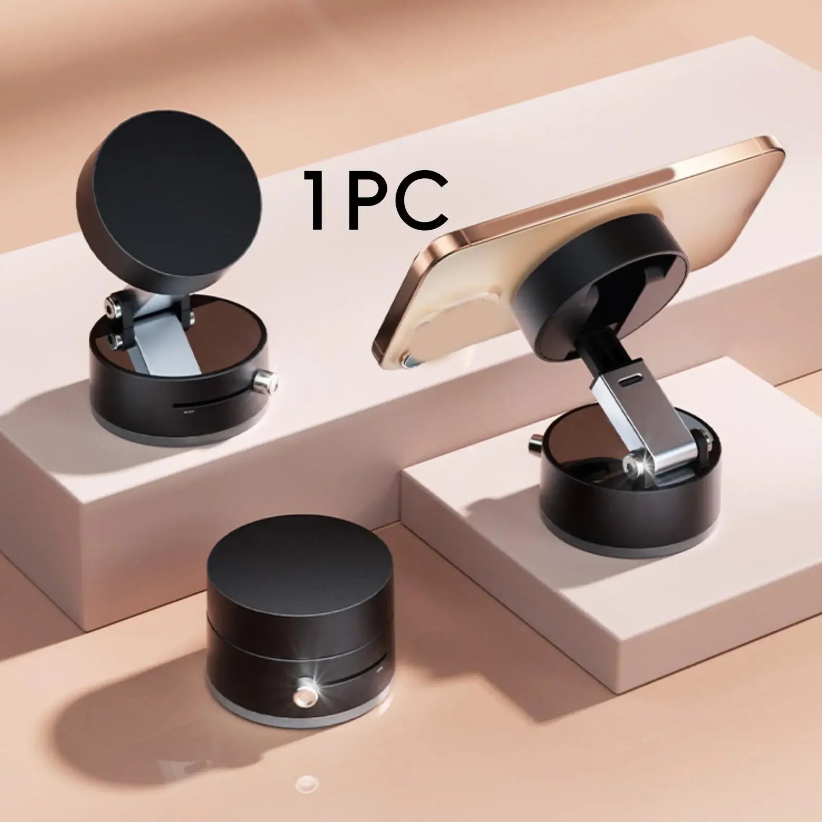 Ultra Magnetic Phone Holder Foldable Car Phone Mount Dashboard Phone Bracket 360 Degree Rotation Vacuum Suction Cup GPS Stand