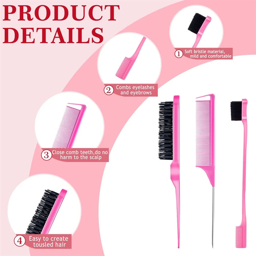 GOIPLE Moisturizing & Nourishing Rice Water & Rosemary Spray Smoothing Hair Wax Stick Flyaway Control Baby Bangs Gel Styling Wax