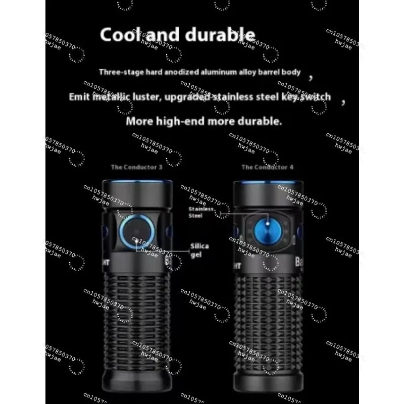 Original Olight Conductor Baton4 Ultra Long Endurance 1300 Lumens Portable Pocket Edc Flashlight