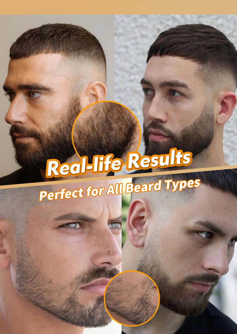 Fast Beard Filler Pen Beard Pencil Tools Natural for Men Styling Natural Hair Grower Beard Growth Pencil Waterproof Cosmetics