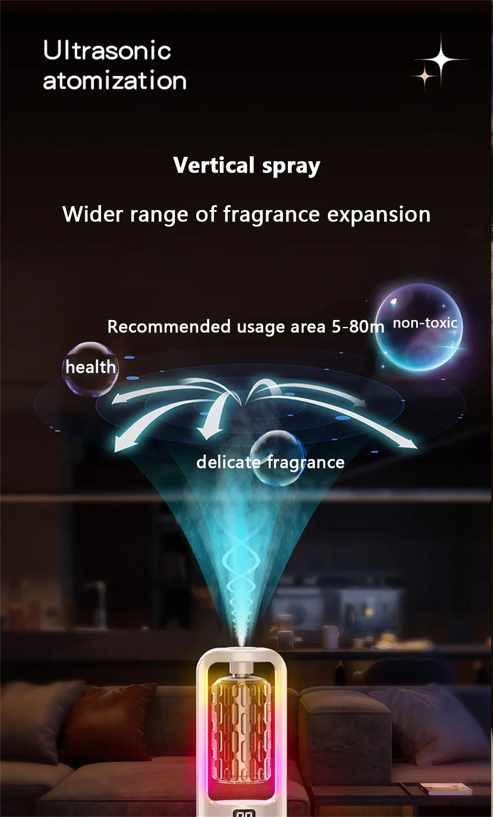 Wall Mounted Diffuser Essential Oils Relaxing Pure Natural Essential Oil for Household Hotel for Home and Car Diffusers Essentia