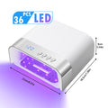 DianaBeauty UV Nail Lamp Portable Nail Dryer with 4 Timer Settings Professional Manicure Lamp with Smart Sensor Nail Tools